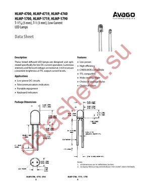 HLMP-4740 datasheet  